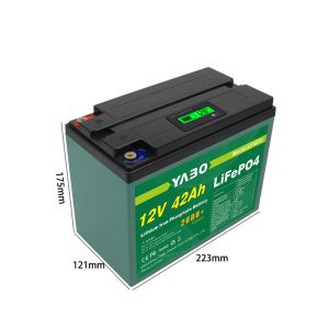 12V 40Ah Lifepo4 Rechargeable Battery Cells For Solar Management System