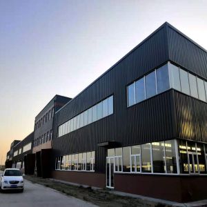 Custom Prefab Steel Warehouse With Sandwich Panels / Sliding Doors