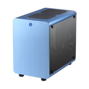Blue 160mm CPU 0.8mm SPCC Aluminium ATX Case