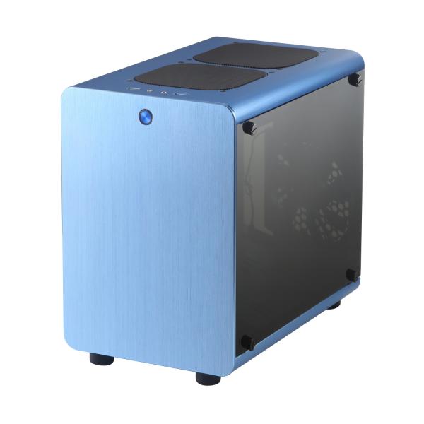 Blue 160mm CPU 0.8mm SPCC Aluminium ATX Case