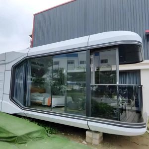 Prefabricated Outdoor Space Capsule Steel Structure Container Capsule House