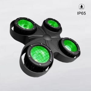 400W COB RGBW 4in1 LED Matrix Moving Head Audience Blinder Stage Light IP65