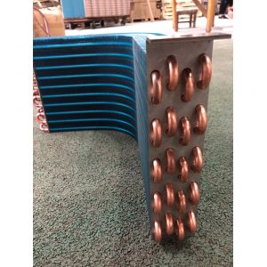 RoHS Aluminum Evaporator Coil And Condenser Coil Flat Fin