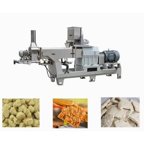 TVP TSP vegetable soya chunck food extruder machine