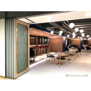 Restaurant Folding Partition Wall Collapsible Partition Wall Customized Eco