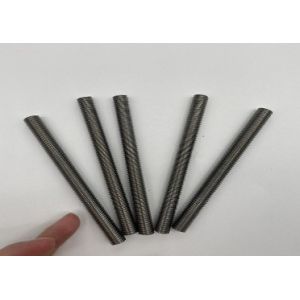 Polished 10.2g/cm3 Molybdenum Threaded Rod Machined Molybdenum Parts