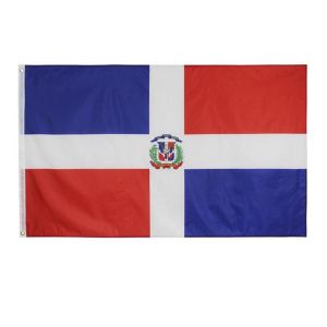 China Digital Printing 90x150cm Rectangle Dominican Republic Flag on sale