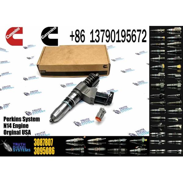 New Construction Machinery Fuel Injector Parts for CUMMINS Diesel Engine Compatible Models N14 4307516N 3411767T 3407776 3087807