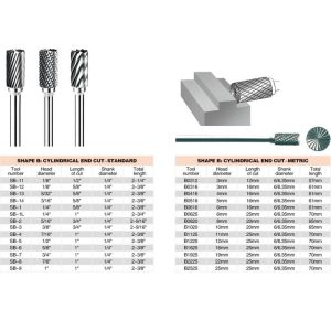Quality Carbide burrs / Carbide rotary files -SHAPE X for sale