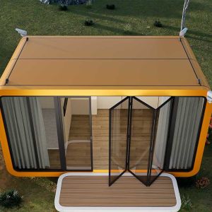 Prefab Capsule House Container Modern Design Fast Install