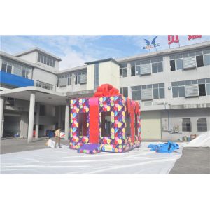 0.55mm PVC Christmas Inflatable Air Bouncer House Inflatable Trampoline