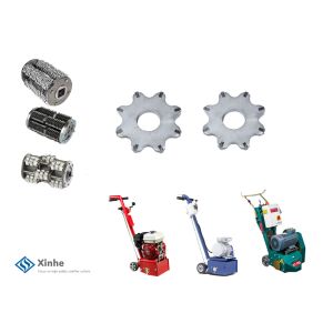 China 8 Points Milling Scarifiers Cutters , Full Face Tungsten Carbide Tipped On Concrete Scarifiers on sale