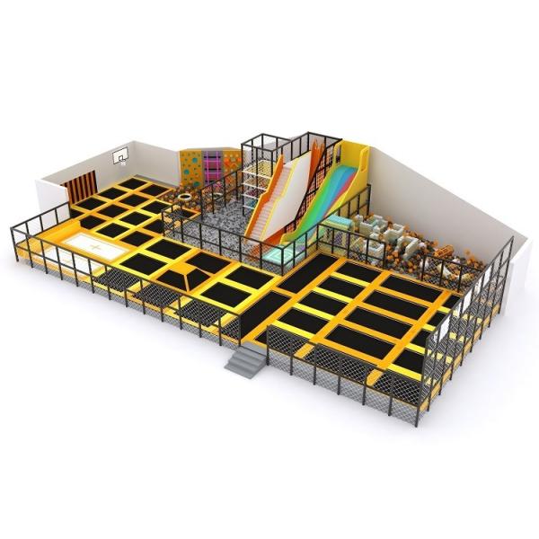 Buy Large Commercial Zone Trampoline Park Playground Kids Indoor Jumping Playground at wholesale prices