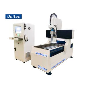 600mmX1200mm ATC CNC Router Machine For Aluminum Brass Copper