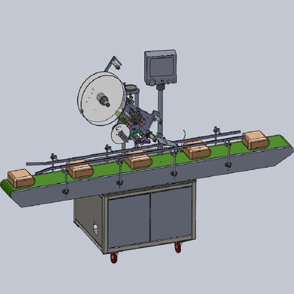 Lightweight Cardboard Box Bag Labeling Machine Automatic Wear Resistance