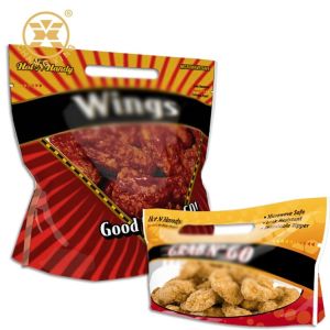 BPA Free Laminated Roast Chicken Packaging LDPE Heat Seal Plastic Bags
