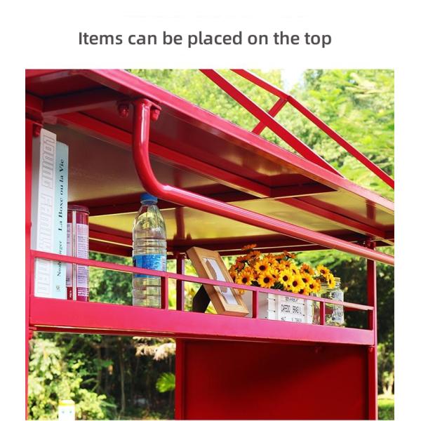 Multi-function Coffee Carts Food Trailer Mobile Food Cart Ice Cream Mini Food Truck