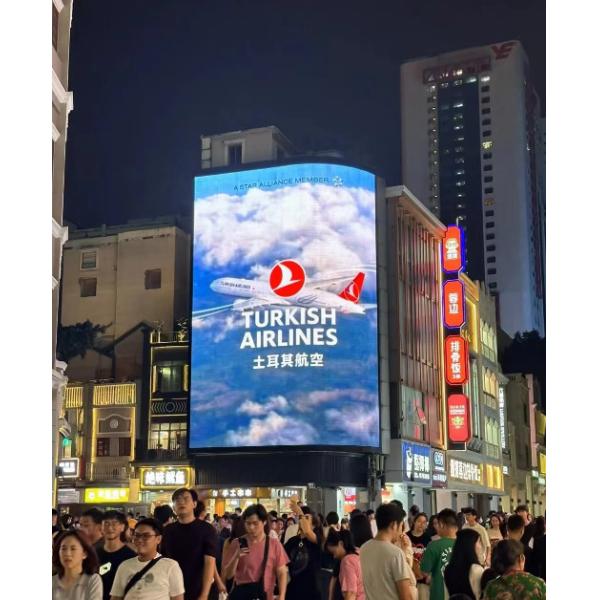 P6 Full Color Outdoor Waterproof LED Die-Casting Aluminum Screen Three Years Warranty