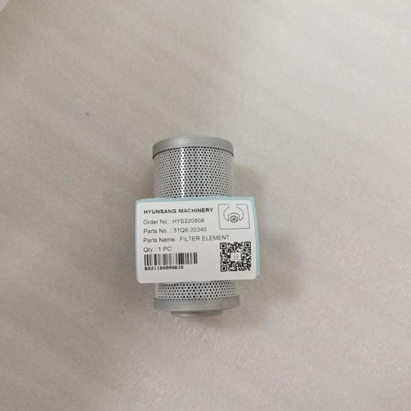 Excavator Parts Eelement Line Filter 31Q6-20340 For R140LC9 R160LC9 R180LC9
