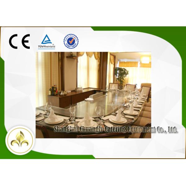 Professional Electric Teppanyaki Grill Table , Electric Teppanyaki Plate With Air Precipitator