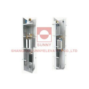 Villa Mirror Etching Machine Room Less Elevator Lift With Elevator Door Switch