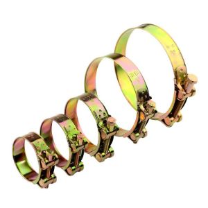 Powerful Hose Clamp 52mm Alloy Steel Fasteners