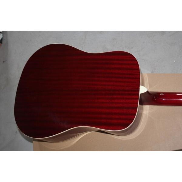 Red Chibson H-Bird acoustic guitar GB H-Bird electric acoustic guitar Chinese made custom acoustic guitar