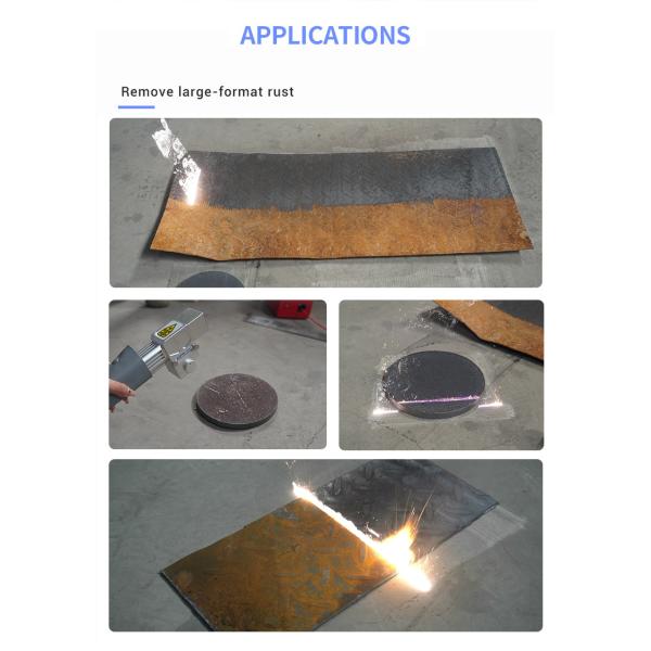 Multifunctional Handheld Fiber Laser Cleaning Machine 3 In 1 High Efficiency