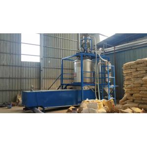 Blue PLC Controlled Density EPS Foam Batch Pre Expander Computerized