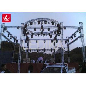 300mm Aluminum Square Truss Screw Curved Circle Arch Roof For Night Clubs