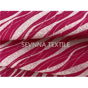 Pink Zebra Printing Superfine Fiber Yoga Wear Fabric Plain Dyed