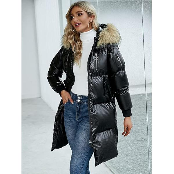 Buy GZDMFS Womens Long Puffer Coat Zipper Parka Down Jacket at wholesale prices