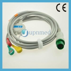 China Infinium One piece 3-lead ECG Cable with leadwires on sale