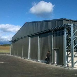 High Rise Steel Structure Hangar Building Prefabricated Metal Frame Hangar