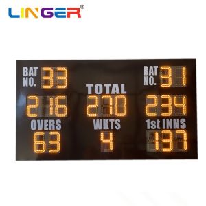 Outdoor LED Cricket Scoreboard Customized Logo DC12V AC240V