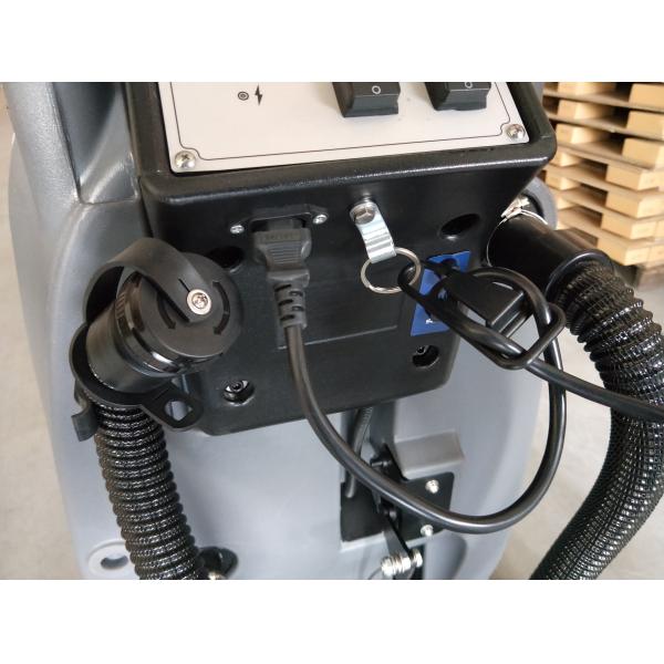 Electric 20m Cable Cement Compact Floor Scrubber Machine Walk Behind Type