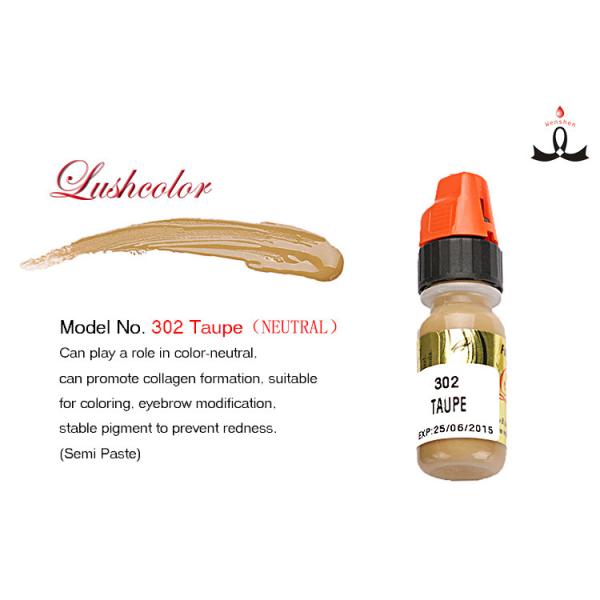 Buy Natural Taupe Semi Permanent Makeup Pigments / Semi Permanent Makeup Ink at wholesale prices
