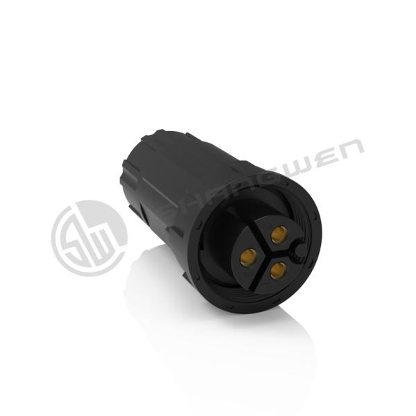 Buy Mini IP67 Waterproof Connector Electrical 3 Pin Female Plug Connector at wholesale prices