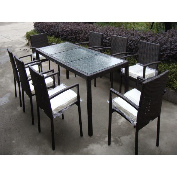 Buy outdoor dining set rattan chair and table at wholesale prices