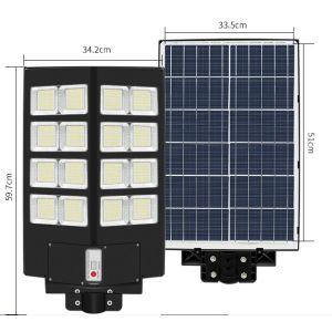 wall mount pole mount ABS cold white lithium battery integrated all in one high
