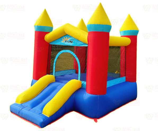 Polyester Oxford Inflatable Slide And Trampoline For Kids Fun And Exercise