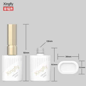 10ml Nail Polish Bottle Custom Printed UV Gel Nail Polish Bottles Wtih Brush Cap