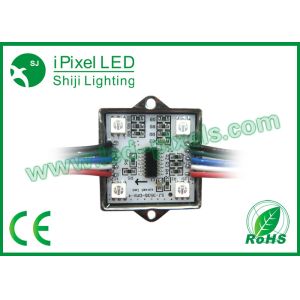Quality Addressable 35mm Square 12v Ws2801 Digital RGB Pixel LED 5050 Modules 4 LED Pixel CE ROSH for sale