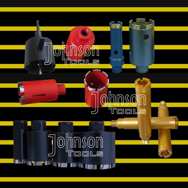 6.5-350mm Diamond Core Drill Bits With Metal Bond Materials Johnson Tools