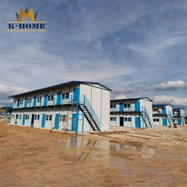 Buy Steel Modular Labour Hutment Sandwich Panel Prefab House at wholesale prices