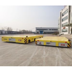 160T Omnidirectional Mobile Transfer Cart For Material Handling