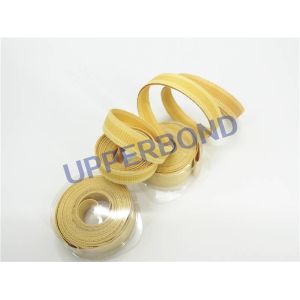 Centre Coated Smooth Surface Garniture Tape For KDF2 Machine / Kevlar Duct Tape