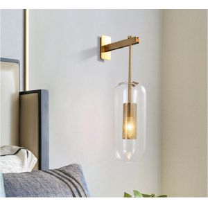 Post Modern Glass Material Corridor E27 Wall Mounted Lamps