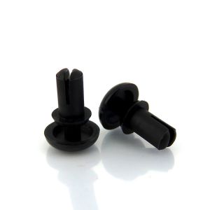 Plastic Snap Rivets with RoHs Certificate Black Nylon Barbed Ratchet Push Rivets