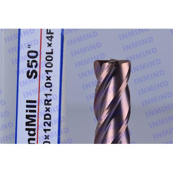 12*R1.0*150L*4F Extra long Corner Radius end mill Corner R1.0 AOL150mm SiN